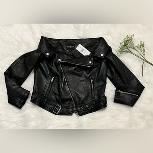 Guess off shoulder motto jacket